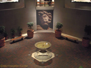 Robert Lehman Wing Courtyard, January, 2013, during "Bernini: Sculpting in Clay"