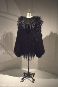 Gareth Pugh, Dress, 2015. Individually hand-cut drinking straws. 